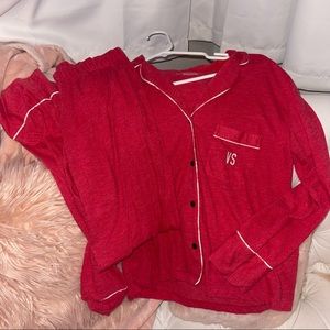 Victoria’s Secret Red Pajama Set